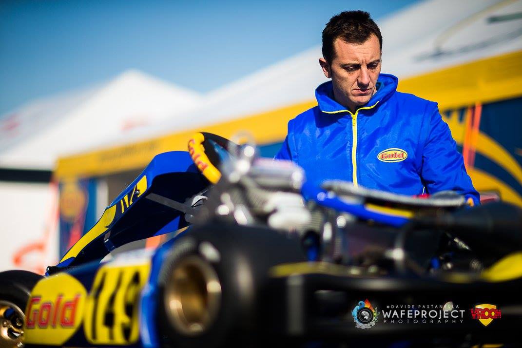 Międzynarodowy mistrz Polski w KZ2 startuje w barwach fabrycznego Gold Kart, fot. Davide Pastanella (Wafeproject)